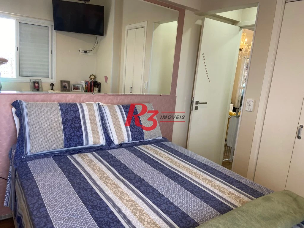 Apartamento com 2 dormitórios à venda, 84 m² - Boqueirão - Santos/SP
