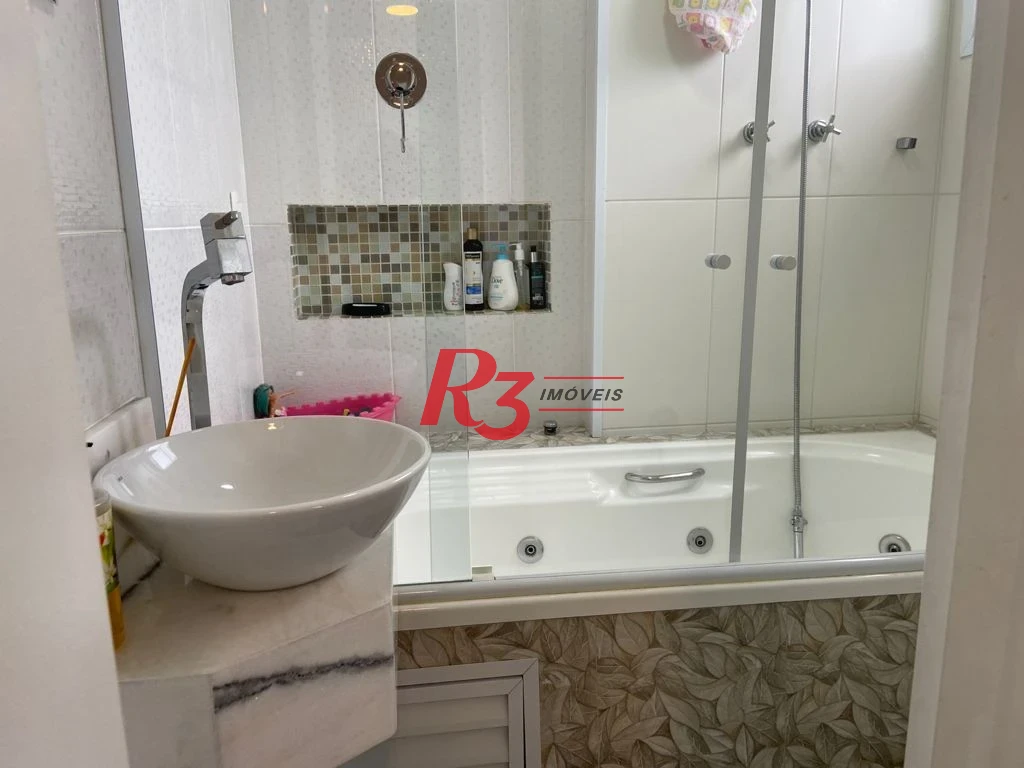 Apartamento com 2 dormitórios à venda, 84 m² - Boqueirão - Santos/SP
