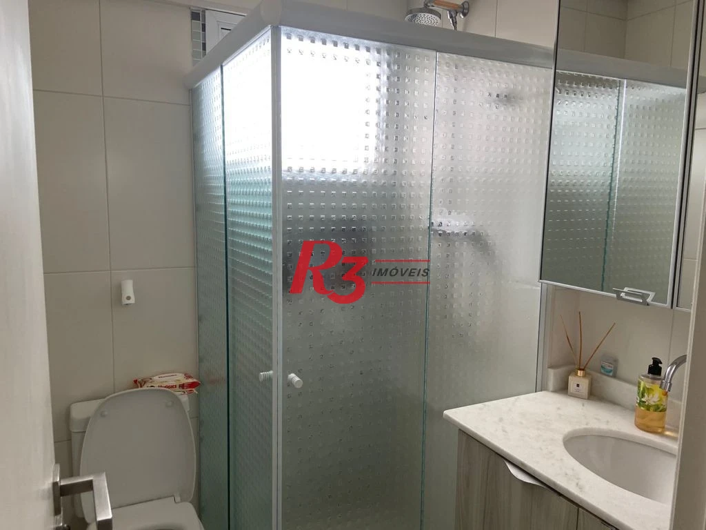 Apartamento com 2 dormitórios à venda, 84 m² - Boqueirão - Santos/SP