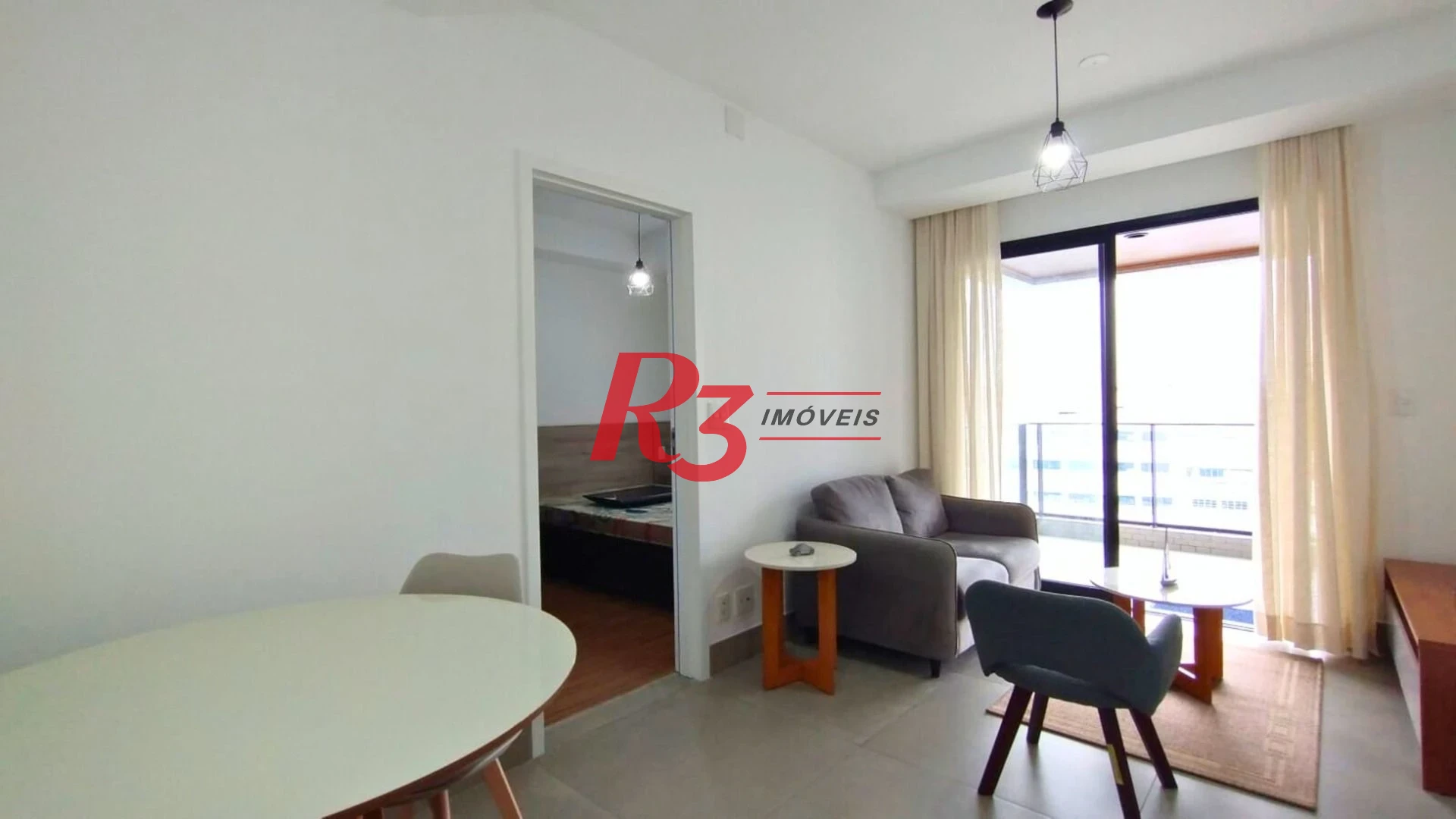 Apartamento com 1 dormitório para alugar, 54 m² por R$ 5.000,02/mês - Boqueirão - Santos/SP