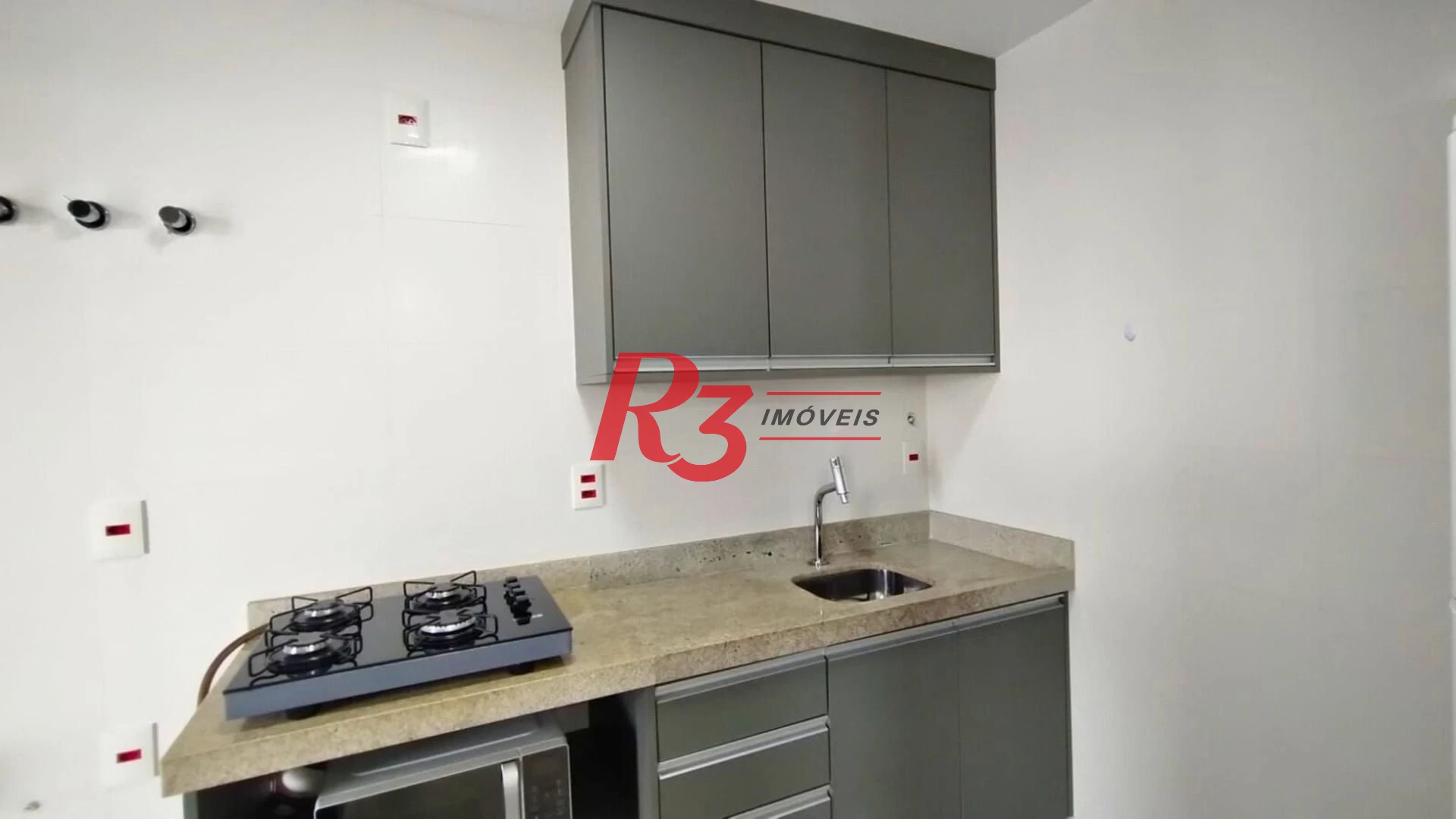 Apartamento com 1 dormitório para alugar, 54 m² por R$ 5.000,02/mês - Boqueirão - Santos/SP