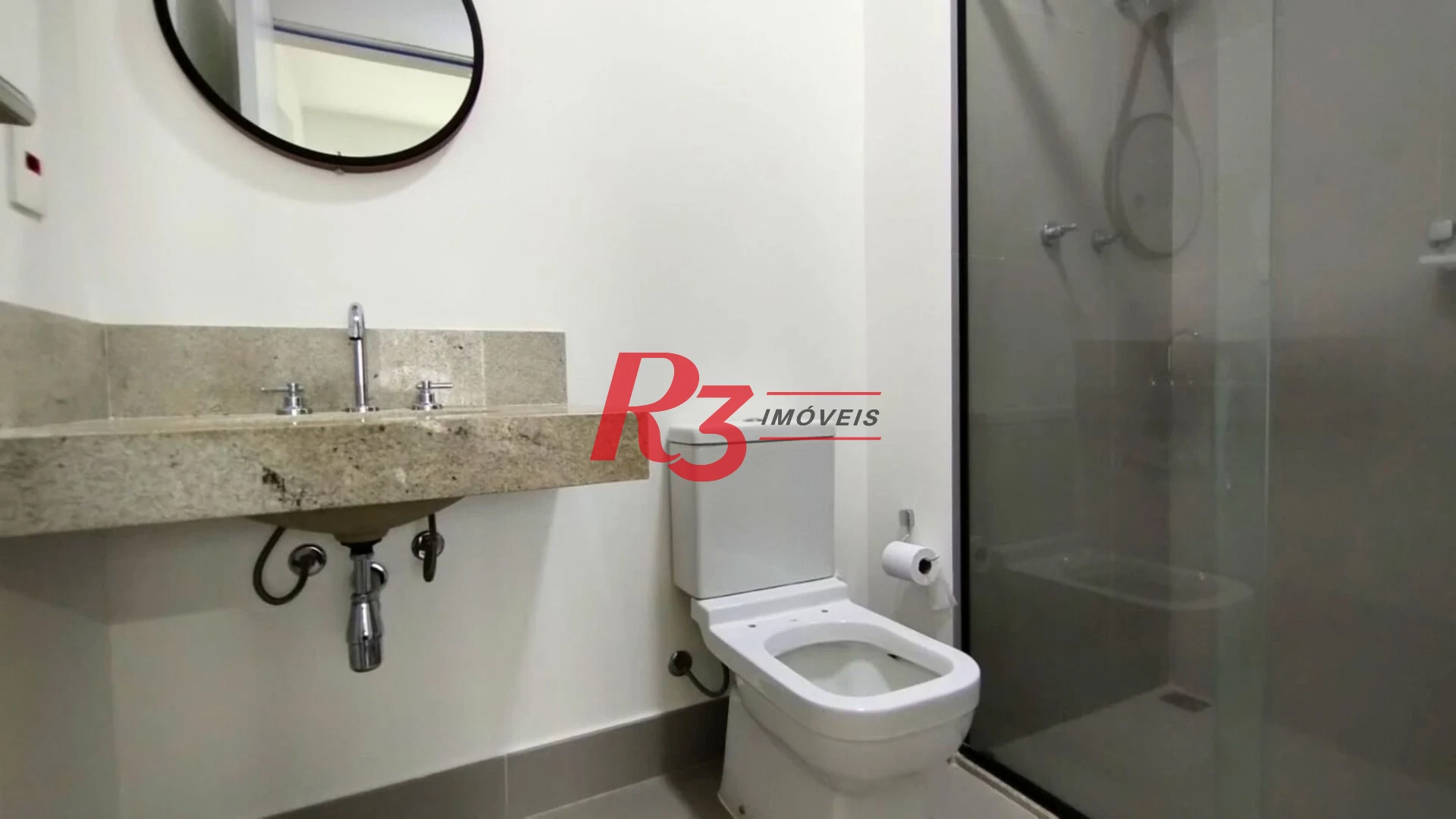 Apartamento com 1 dormitório para alugar, 54 m² por R$ 5.000,02/mês - Boqueirão - Santos/SP