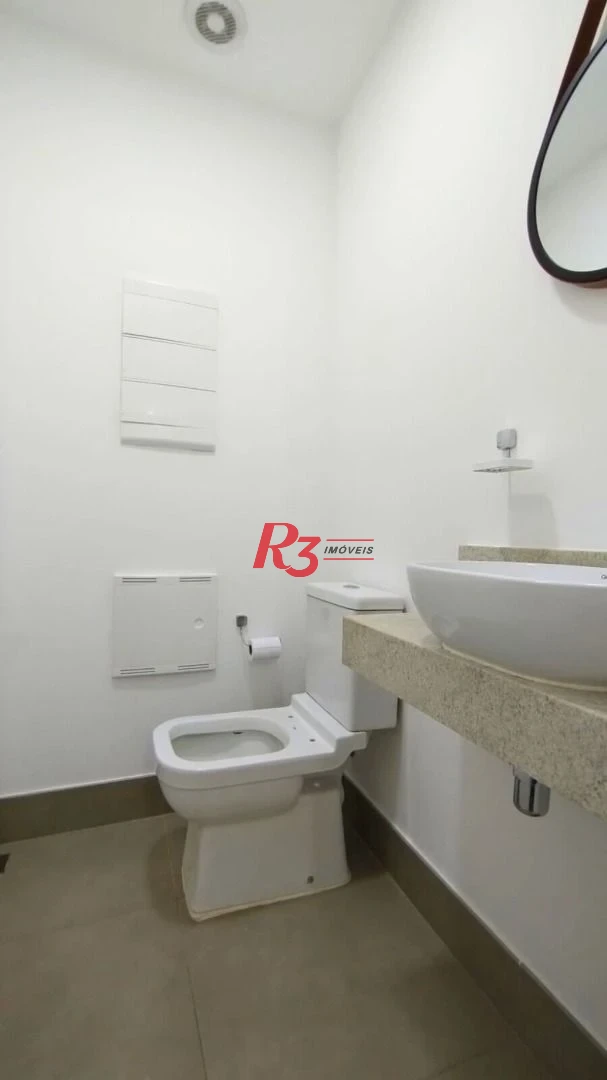 Apartamento com 1 dormitório para alugar, 54 m² por R$ 5.000,02/mês - Boqueirão - Santos/SP