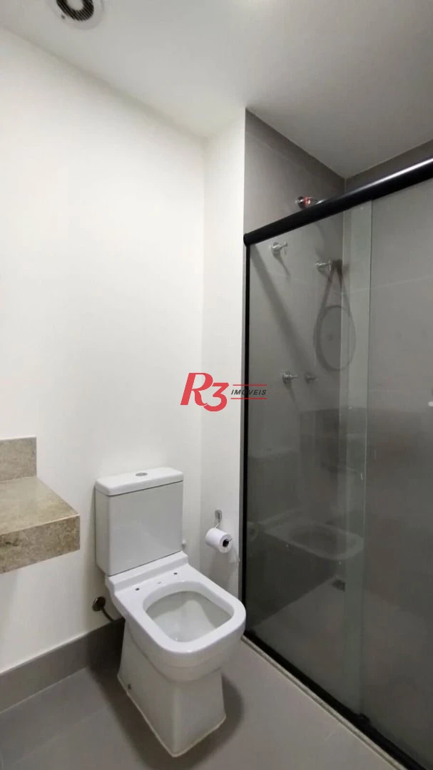 Apartamento com 1 dormitório para alugar, 54 m² por R$ 5.000,02/mês - Boqueirão - Santos/SP