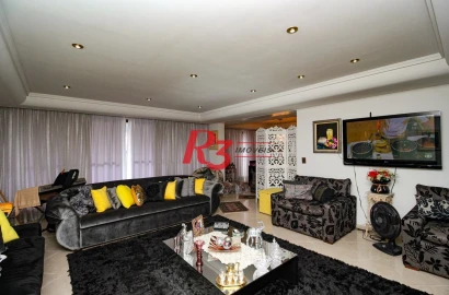 Apartamento com 3 dormitórios à venda, 244 m² - Gonzaga - Santos/SP
