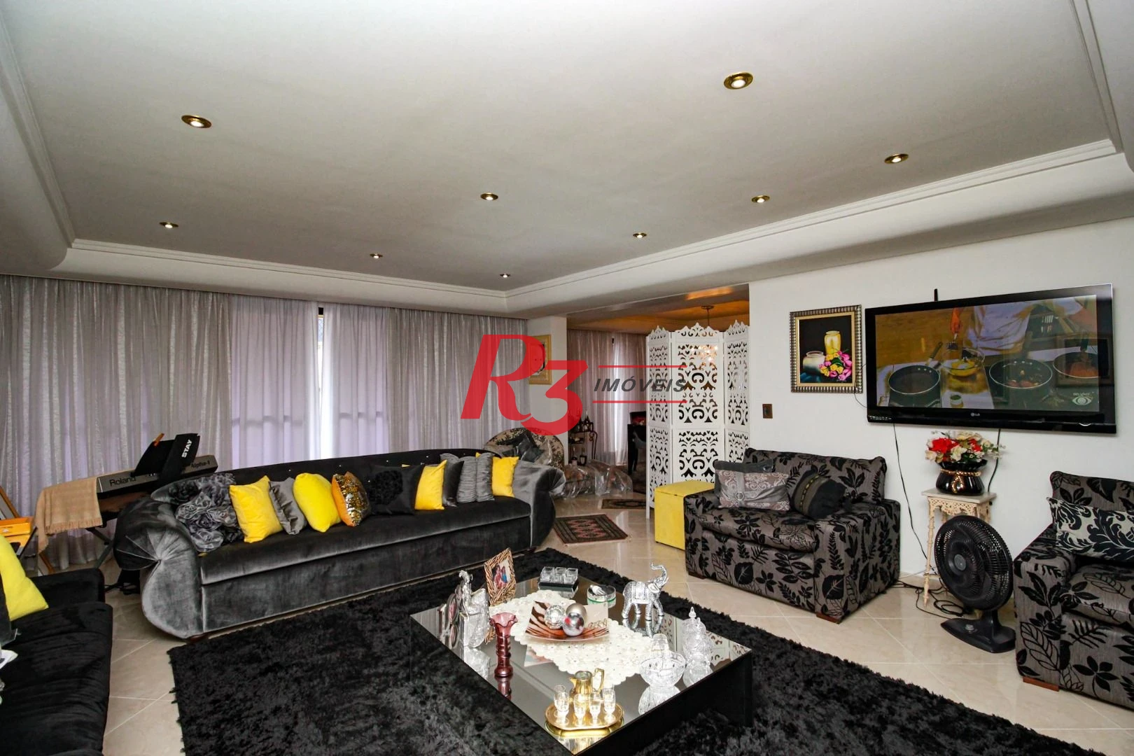 Apartamento com 3 dormitórios à venda, 244 m² - Gonzaga - Santos/SP
