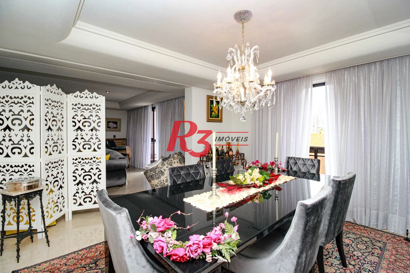 Apartamento com 3 dormitórios à venda, 244 m² - Gonzaga - Santos/SP