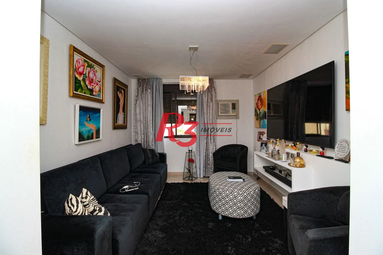 Apartamento com 3 dormitórios à venda, 244 m² - Gonzaga - Santos/SP