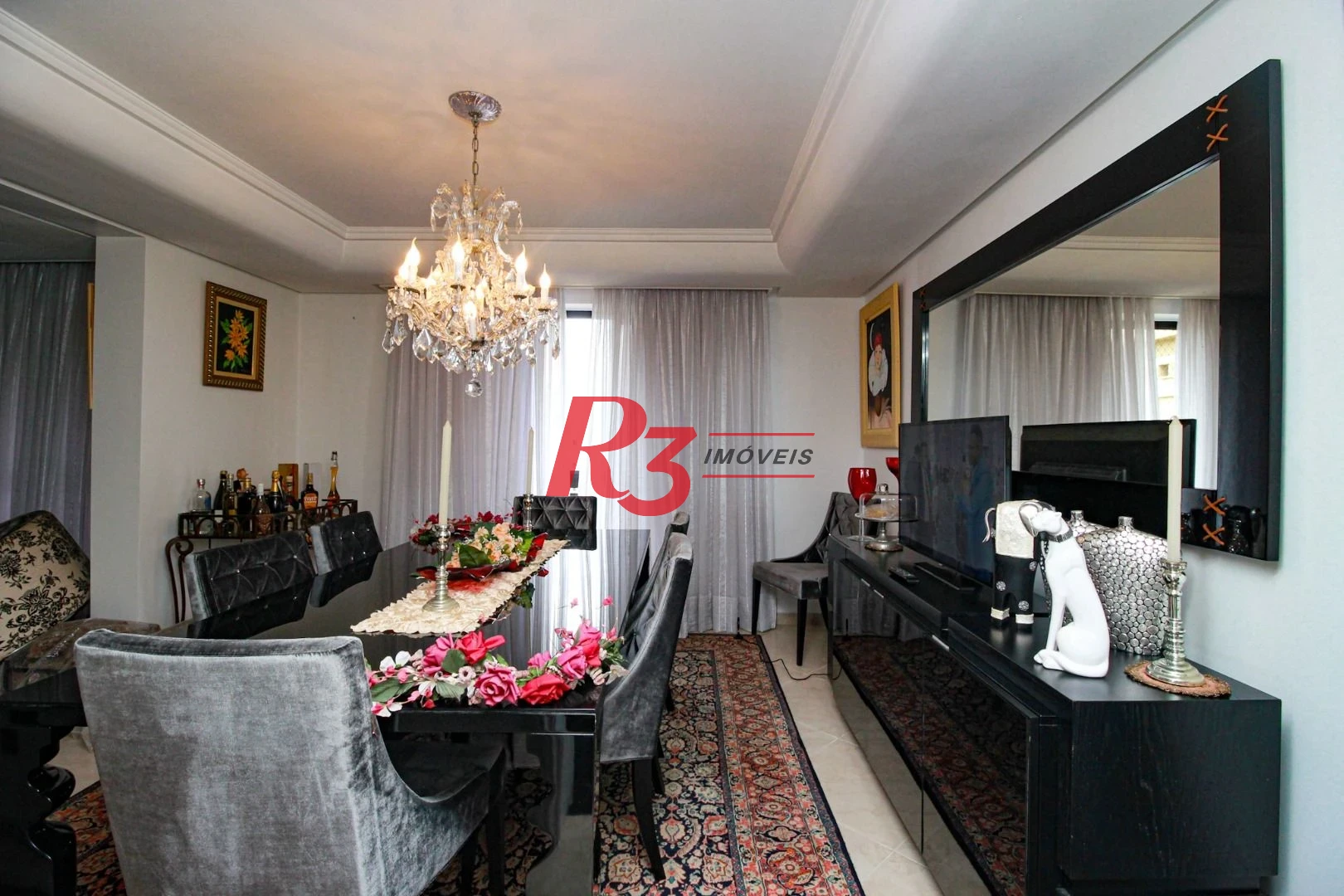 Apartamento com 3 dormitórios à venda, 244 m² - Gonzaga - Santos/SP