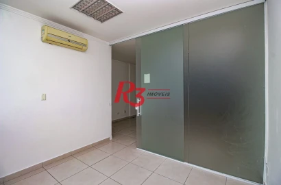 Sala para alugar, 90 m² por R$ 3.600,00/mês - Centro - Santos/SP