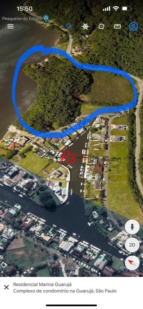 Terreno à venda, 40435 m² - Balneario Praia do Perequê - Guarujá/SP