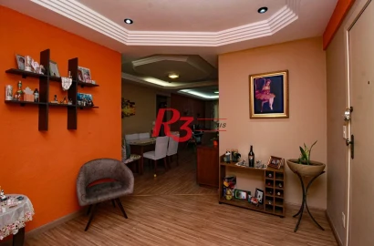 Apartamento com 2 dormitórios à venda, 120 m² por R$ 500.000,00 - Marapé - Santos/SP