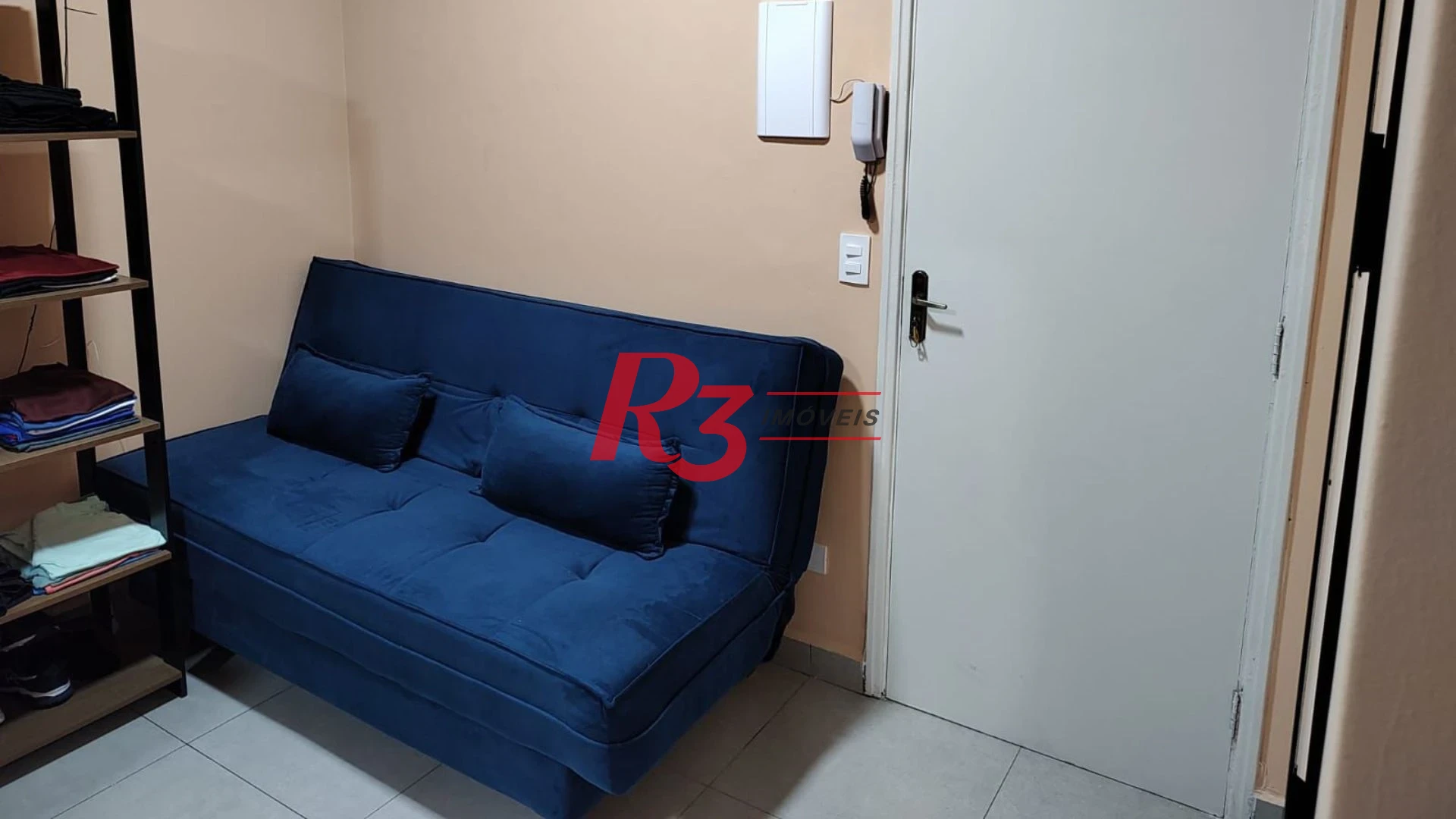 Kitnet com 1 dormitório para alugar, 26 m² por R$ 3.000,02/mês - Gonzaga - Santos/SP