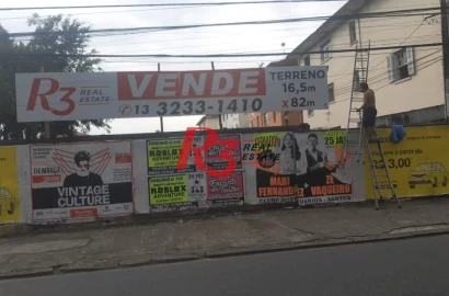 Terreno à venda, 1820 m² por R$ 11.710.000,00 - Boqueirão - Santos/SP