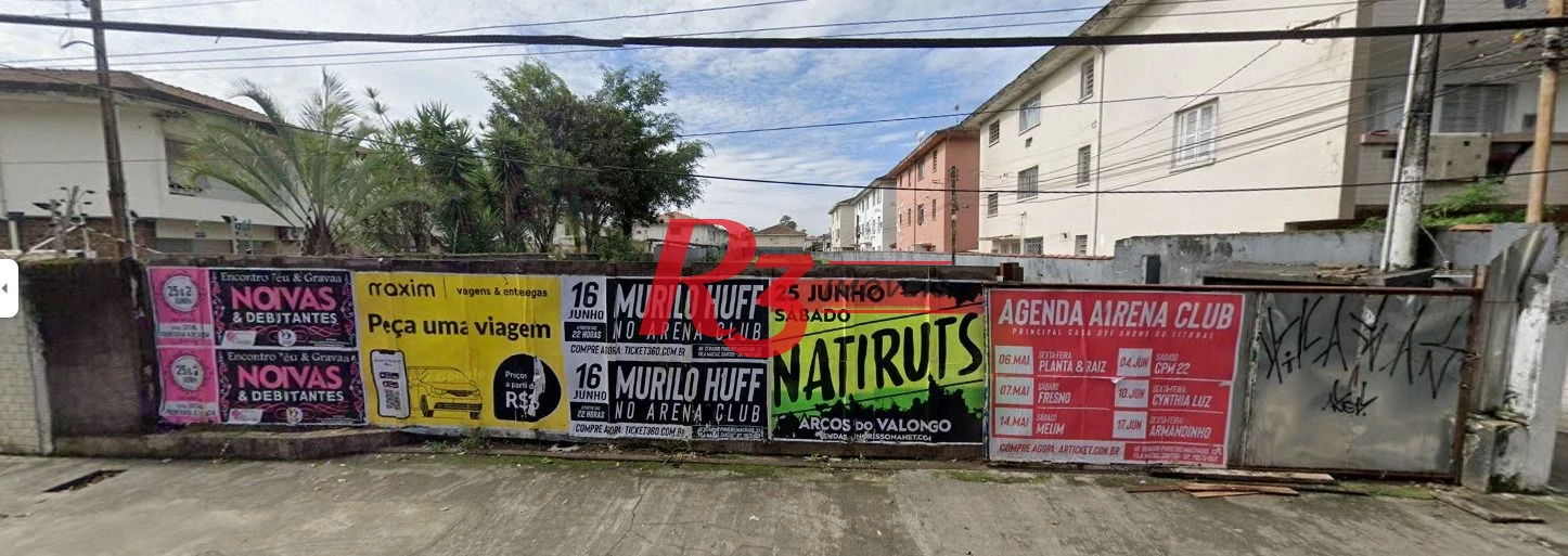 Terreno à venda, 1820 m² por R$ 11.710.000,00 - Boqueirão - Santos/SP