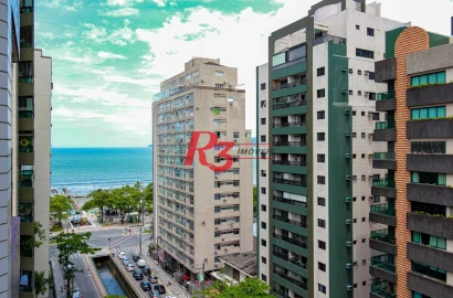 Apartamento com 3 dormitórios à venda, 120 m² por R$ 1.300.000,00 - Embaré - Santos/SP