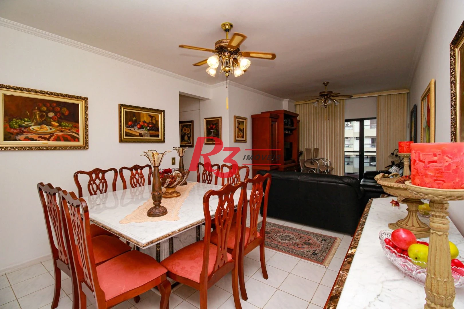 Apartamento com 3 dormitórios à venda, 120 m² por R$ 1.300.000,00 - Embaré - Santos/SP