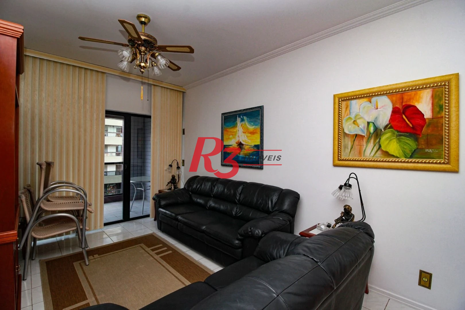 Apartamento com 3 dormitórios à venda, 120 m² por R$ 1.300.000,00 - Embaré - Santos/SP