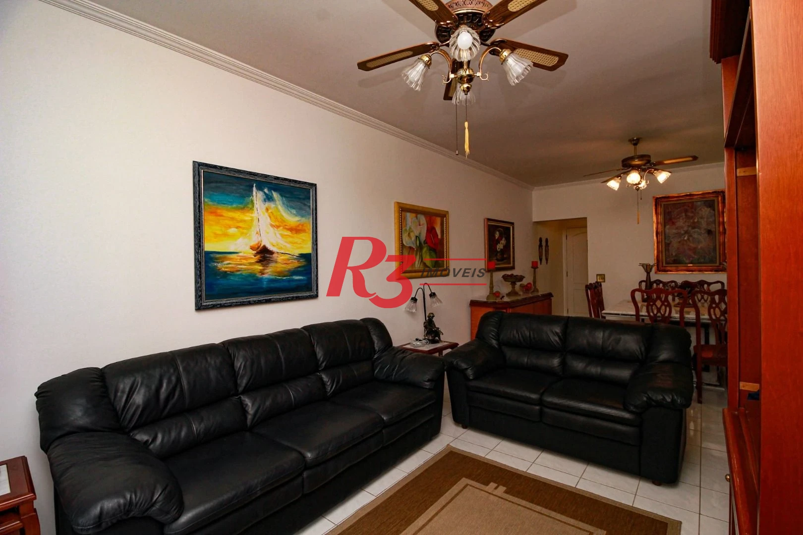 Apartamento com 3 dormitórios à venda, 120 m² por R$ 1.300.000,00 - Embaré - Santos/SP