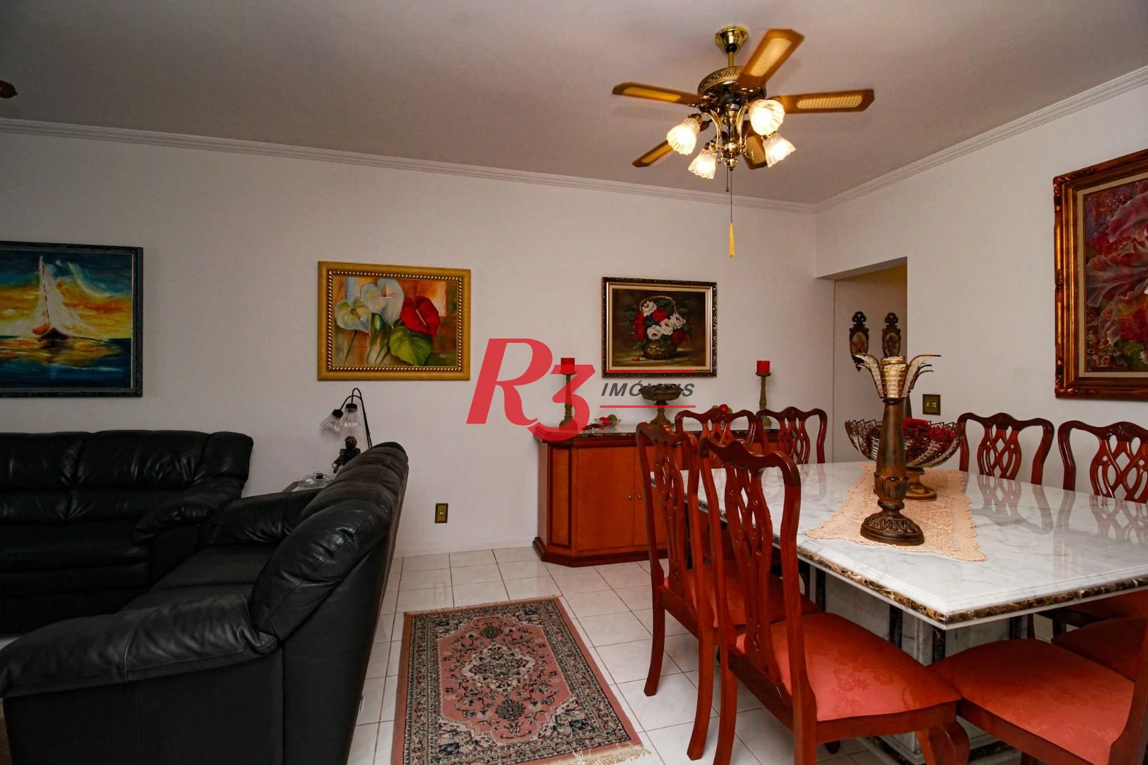 Apartamento com 3 dormitórios à venda, 120 m² por R$ 1.300.000,00 - Embaré - Santos/SP