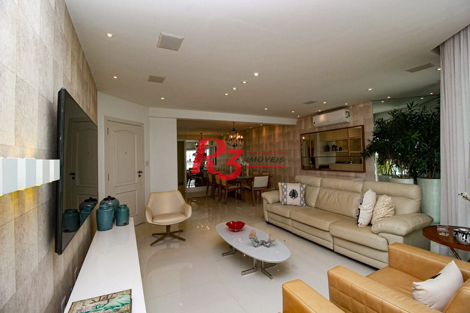 Apartamento com 4 dormitórios para alugar, 204 m² por R$ 18.000,00/mês - Gonzaga - Santos/SP