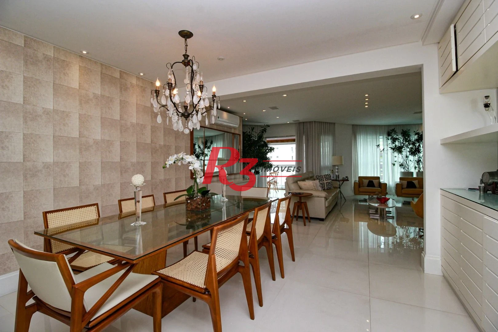 Apartamento com 4 dormitórios para alugar, 204 m² por R$ 18.000,00/mês - Gonzaga - Santos/SP