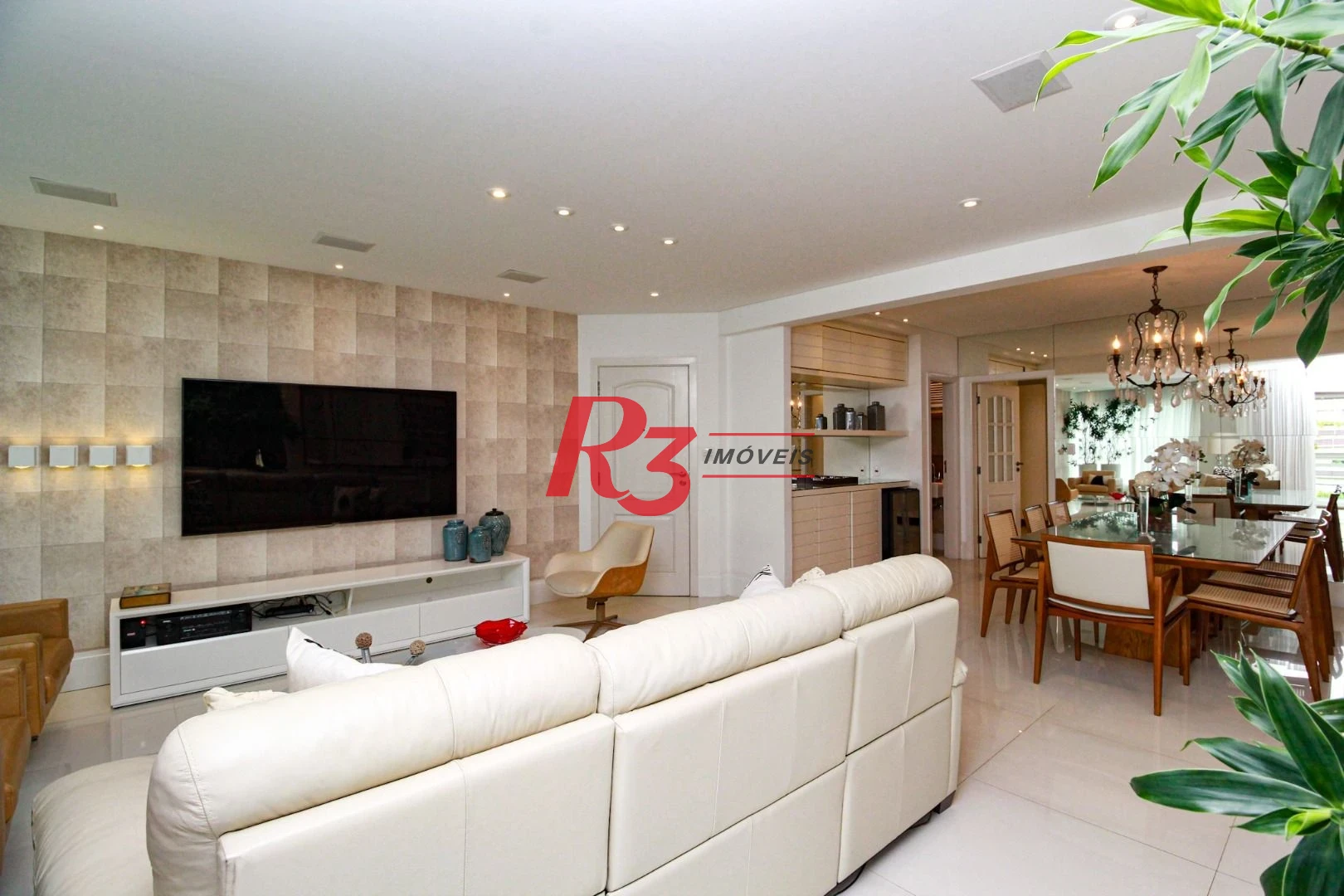 Apartamento com 4 dormitórios para alugar, 204 m² por R$ 18.000,00/mês - Gonzaga - Santos/SP