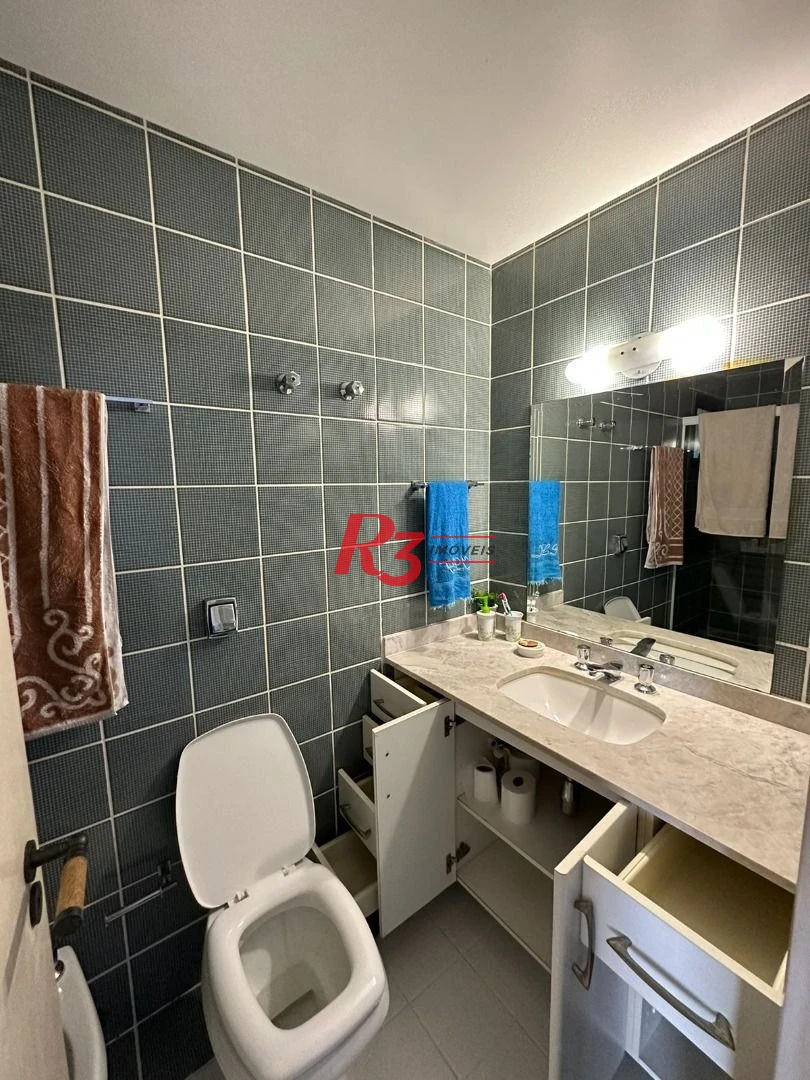 Apartamento com 3 dormitórios à venda, 162 m² por R$ 1.200.000,00 - Morro Sorocotuba - Guarujá/SP
