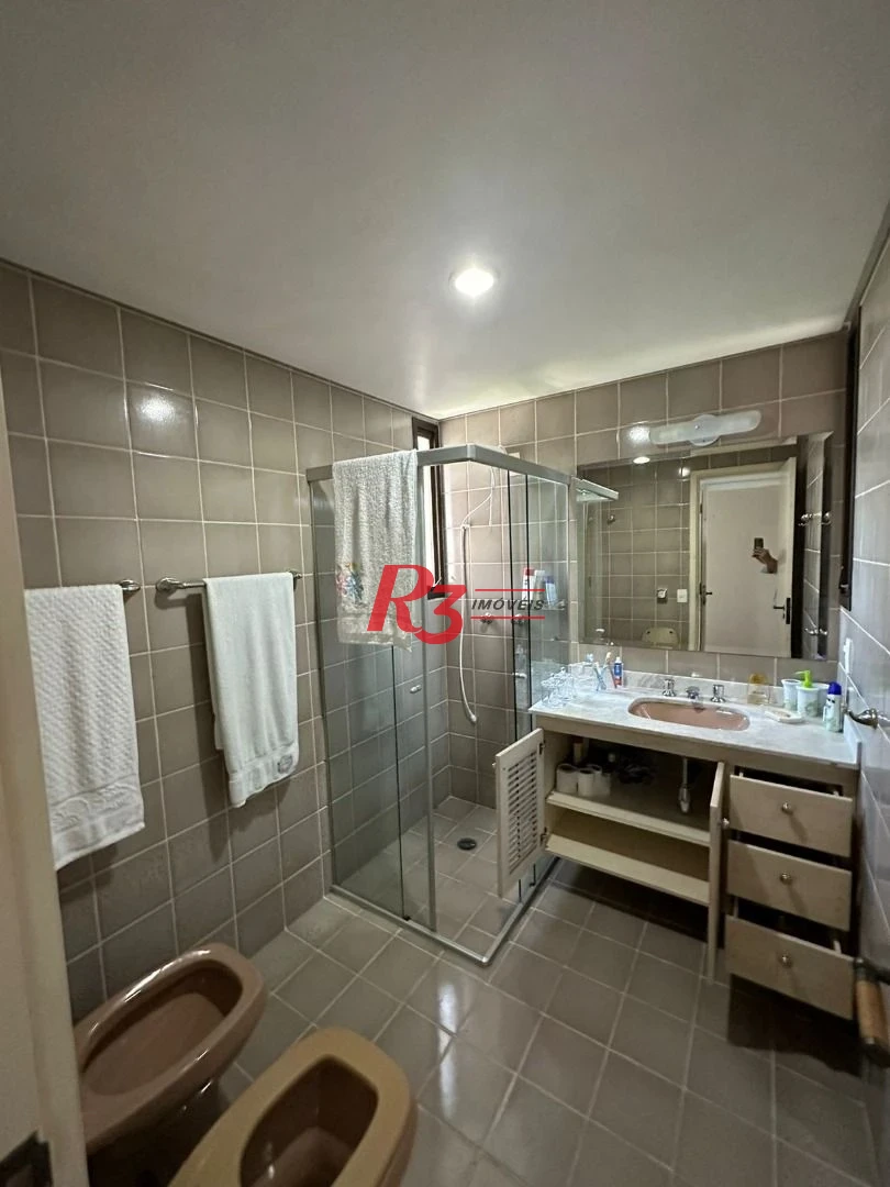 Apartamento com 3 dormitórios à venda, 168 m² - Morro Sorocotuba - Guarujá/SP