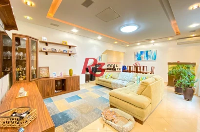 Casa com 3 dormitórios à venda, 165 m² por R$ 1.280.000,00 - Embaré - Santos/SP