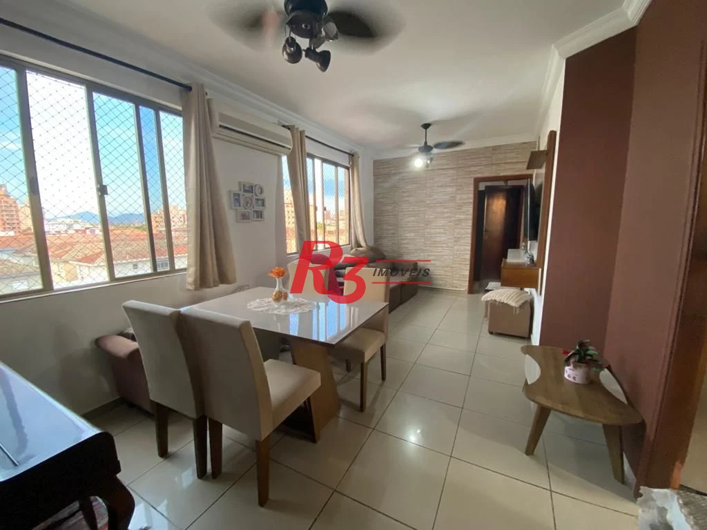Apartamento com 3 dormitórios à venda, 80 m² por R$ 580.000,00 - Aparecida - Santos/SP