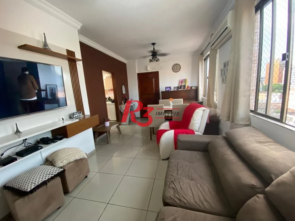 Apartamento com 3 dormitórios à venda, 80 m² por R$ 580.000,00 - Aparecida - Santos/SP
