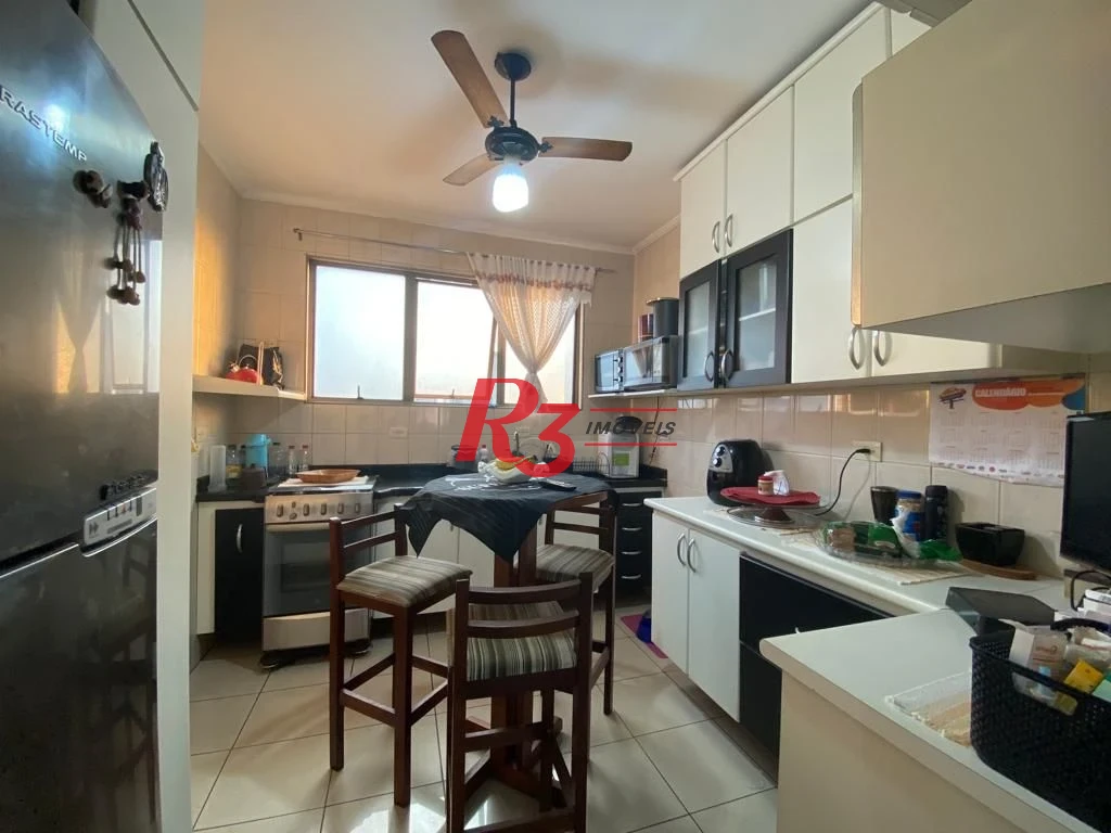 Apartamento com 3 dormitórios à venda, 80 m² por R$ 580.000,00 - Aparecida - Santos/SP