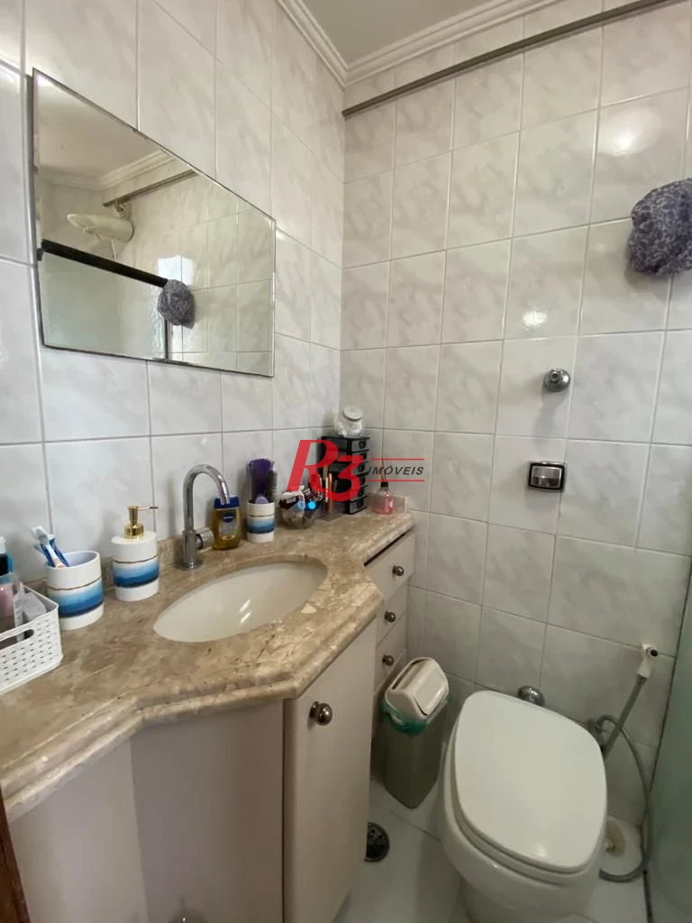 Apartamento com 3 dormitórios à venda, 80 m² por R$ 580.000,00 - Aparecida - Santos/SP