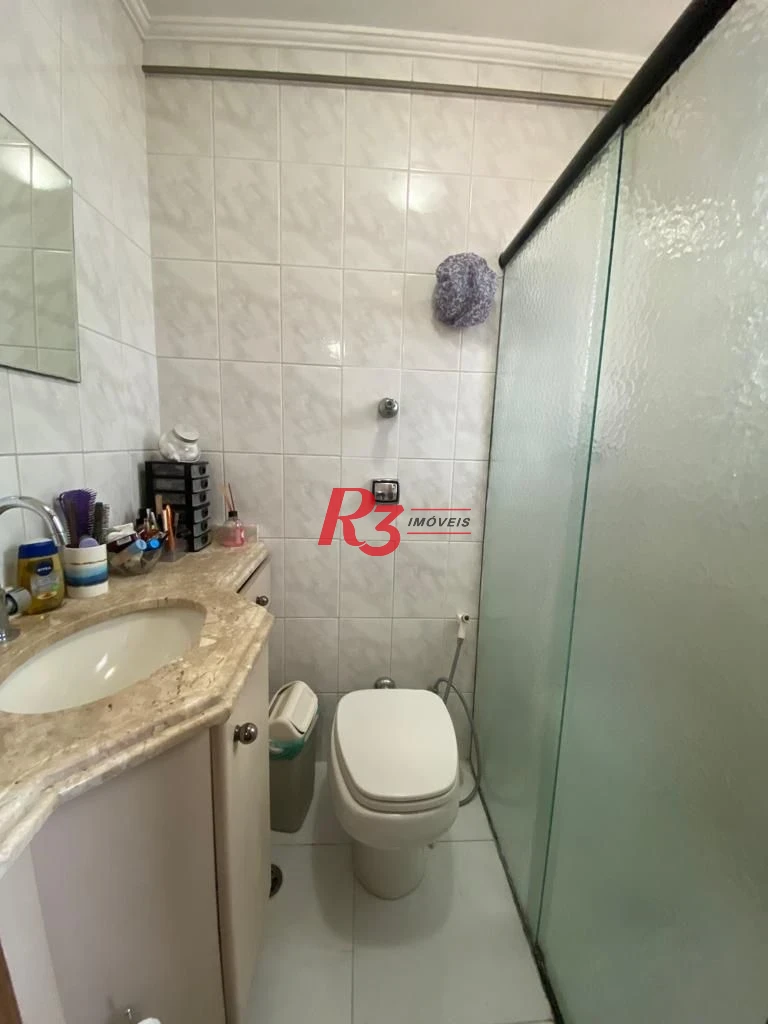 Apartamento com 3 dormitórios à venda, 80 m² por R$ 580.000,00 - Aparecida - Santos/SP