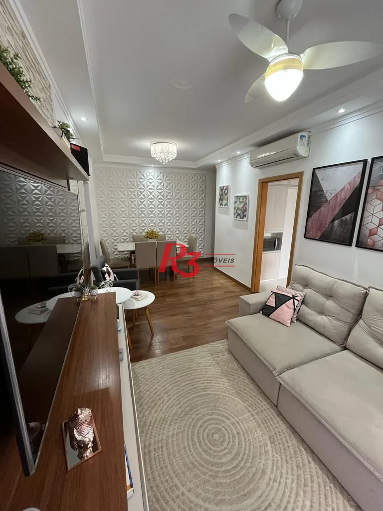 Apartamento Garden à venda, 82 m² por R$ 1.224.000,00 - Campo Grande - Santos/SP