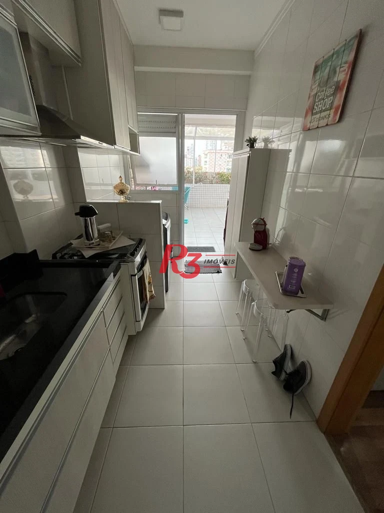 Apartamento Garden à venda, 82 m² por R$ 1.224.000,00 - Campo Grande - Santos/SP