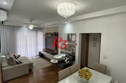 Apartamento Garden com 2 dormitórios à venda, 82 m² por R$ 1.224.000,00 - Campo Grande - Santos/SP