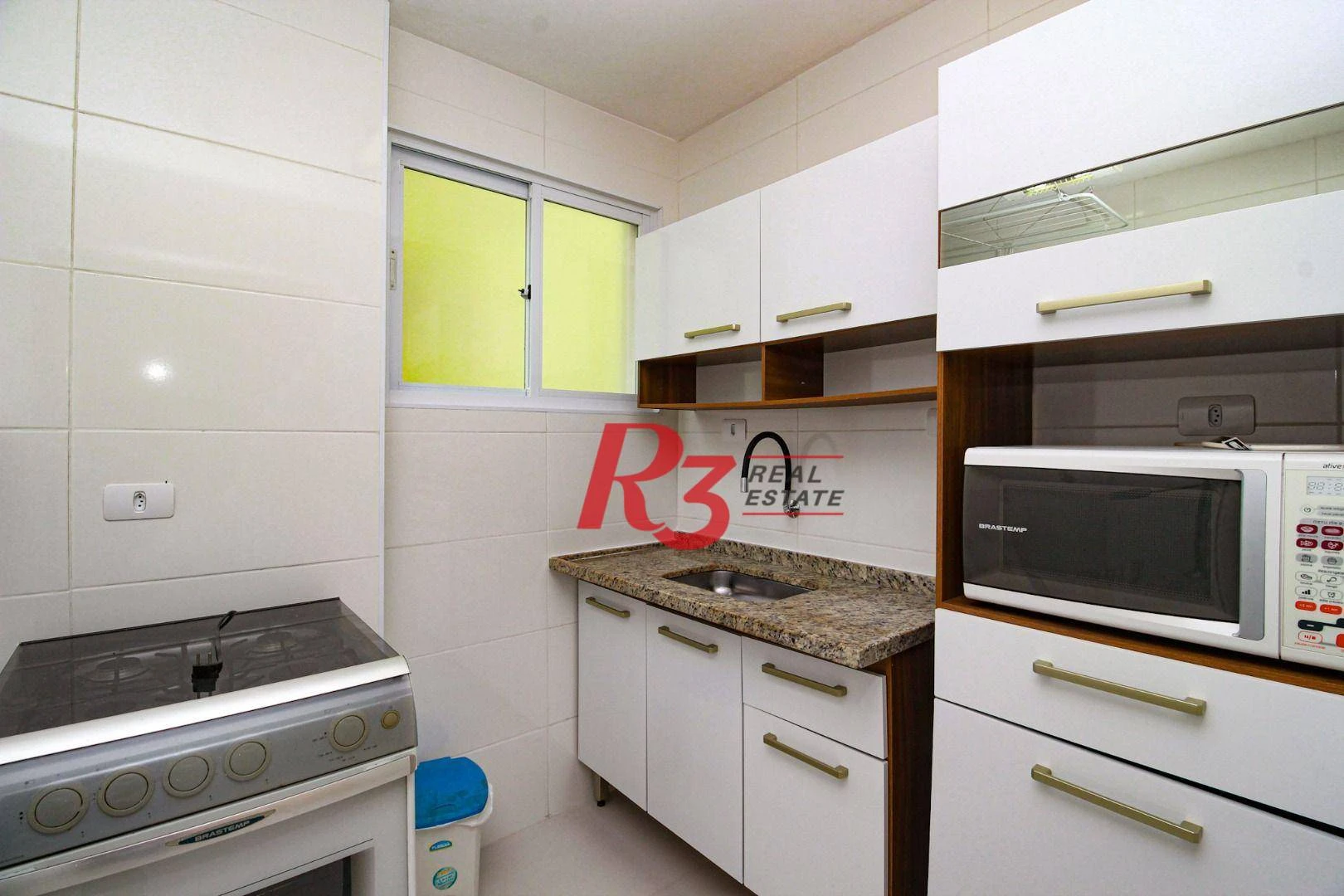 Apartamento com 1 dormitório à venda, 44 m² por R$ 460.000,00 - Aparecida - Santos/SP