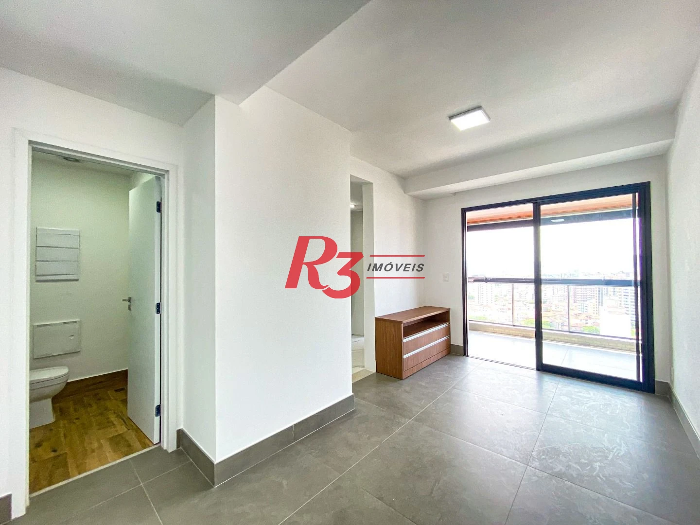 Apartamento com 1 dormitório para alugar, 54 m² por R$ 5.600,00/ano - Boqueirão - Santos/SP