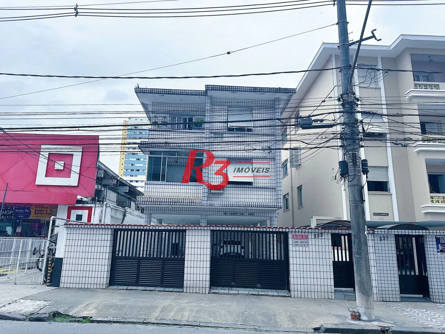 Apartamento com 2 dormitórios para alugar, 89 m² por R$ 3.500,00/mês - Boqueirão - Santos/SP