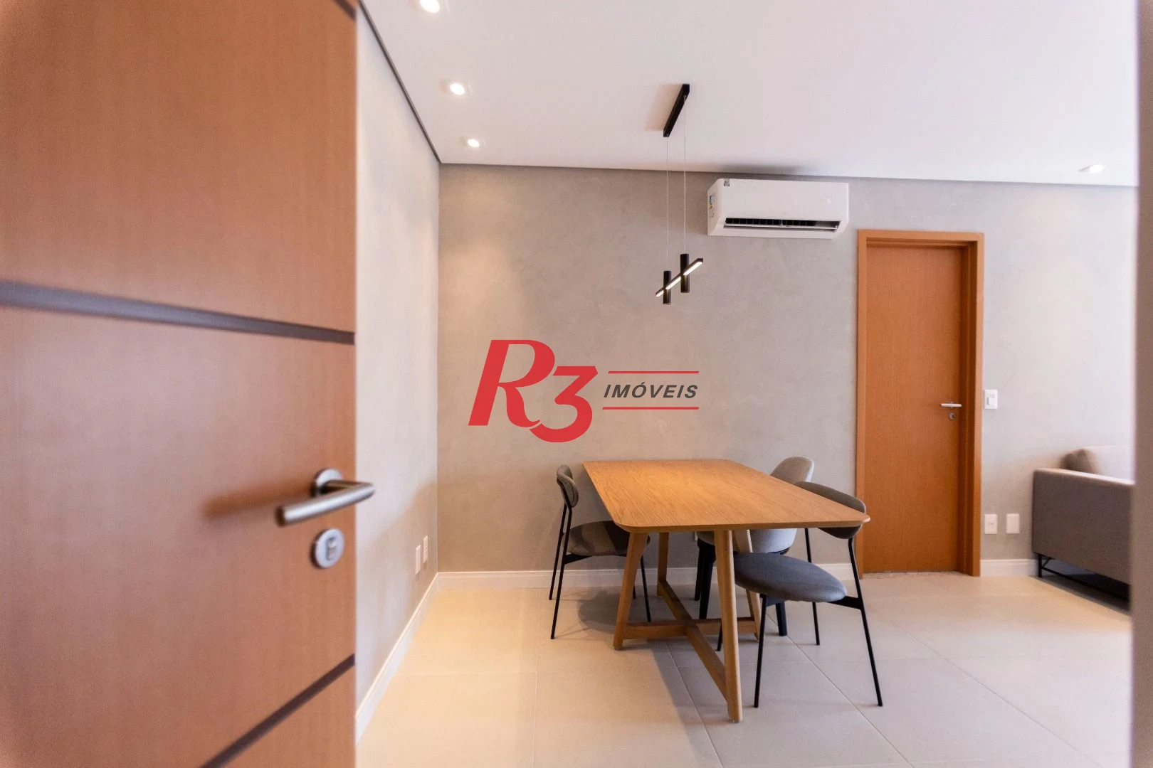 Apartamento com 1 dormitório para alugar, 66 m² por R$ 7.000,02/mês - Vila Rica - Santos/SP