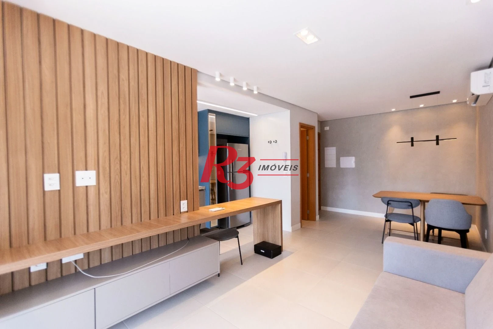Apartamento com 1 dormitório para alugar, 66 m² por R$ 7.000,02/mês - Vila Rica - Santos/SP