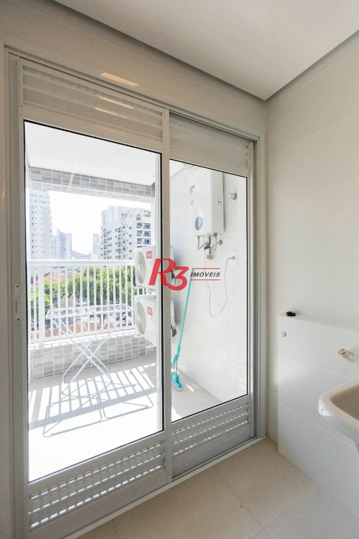 Apartamento com 1 dormitório para alugar, 66 m² por R$ 7.000,02/mês - Vila Rica - Santos/SP