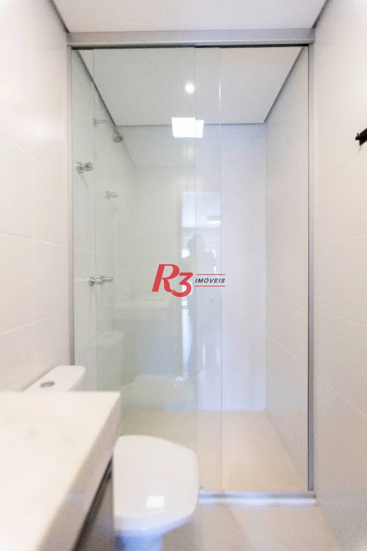 Apartamento com 1 dormitório para alugar, 66 m² por R$ 7.000,02/mês - Vila Rica - Santos/SP