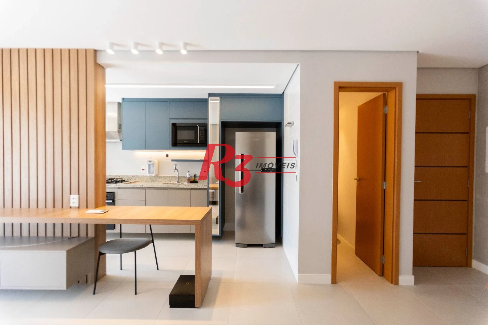 Apartamento com 1 dormitório para alugar, 66 m² por R$ 7.000,02/mês - Vila Rica - Santos/SP