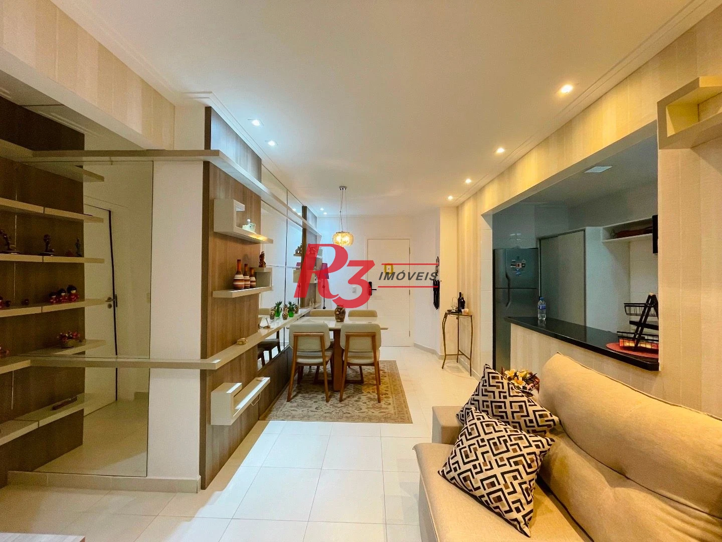Apartamento com 1 dormitório à venda, 57 m² por R$ 690.000,00 - Ponta da Praia - Santos/SP