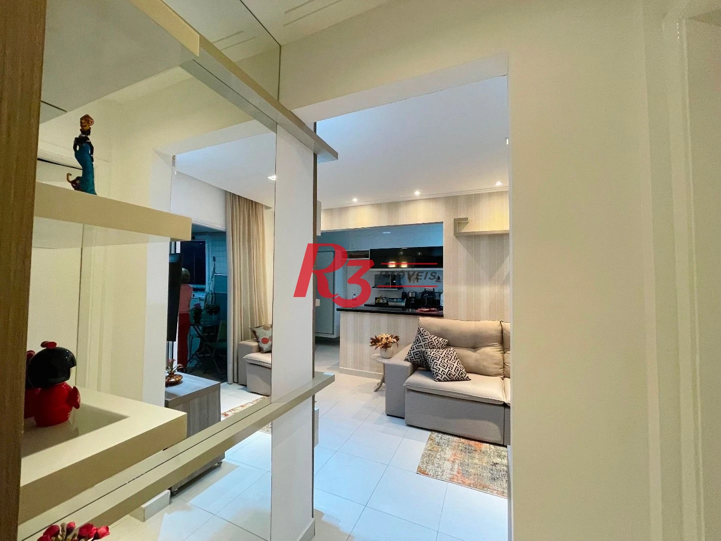 Apartamento com 1 dormitório à venda, 57 m² por R$ 690.000,00 - Ponta da Praia - Santos/SP