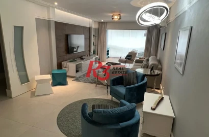 Apartamento com 4 dormitórios à venda, 250 m² por R$ 2.000.000,00 - Boqueirão - Santos/SP