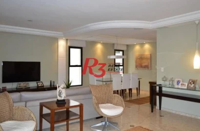 Apartamento com 3 dormitórios à venda, 227 m² por R$ 2.050.000,00 - Boqueirão - Santos/SP
